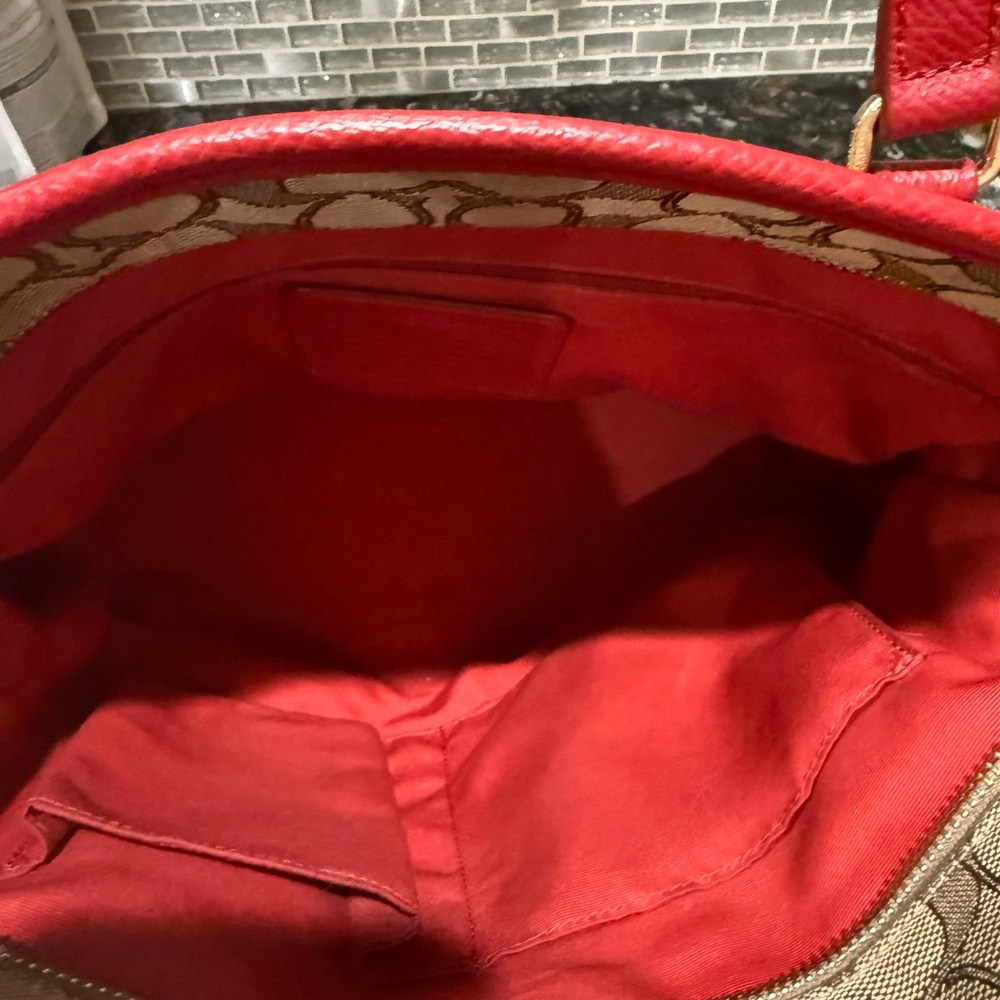 COACH 2016 Outline Zip Top Tote - Picture 9 of 12